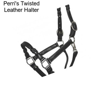 Perri\'s Twisted Leather Halter