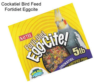 Cockatiel Bird Feed Fortidiet Eggcite