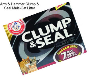 Arm & Hammer Clump & Seal Multi-Cat Litter