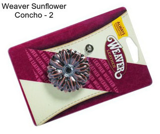 Weaver Sunflower Concho - 2\