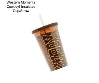 Western Moments Cowboyl Insulated Cup/Straw