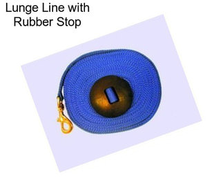 Lunge Line with Rubber Stop