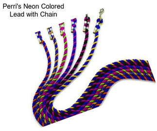 Perri\'s Neon Colored Lead with Chain