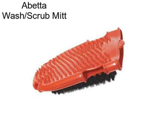 Abetta Wash/Scrub Mitt