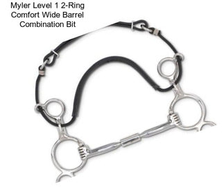 Myler Level 1 2-Ring Comfort Wide Barrel Combination Bit