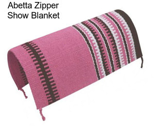 Abetta Zipper Show Blanket