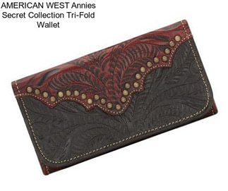 AMERICAN WEST Annies Secret Collection Tri-Fold Wallet