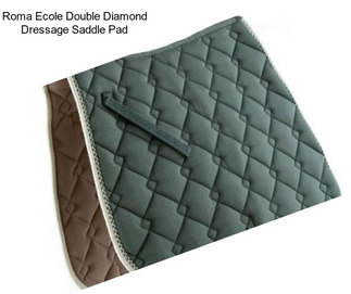 Roma Ecole Double Diamond Dressage Saddle Pad