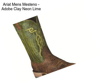 Ariat Mens Mesteno - Adobe Clay Neon Lime