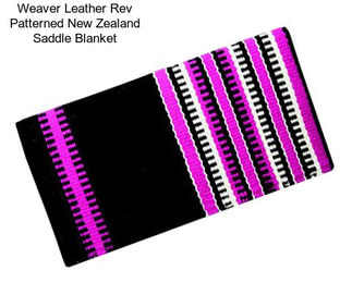 Weaver Leather Rev Patterned New Zealand Saddle Blanket