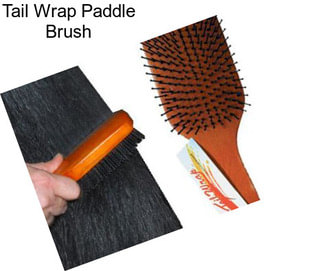 Tail Wrap Paddle Brush