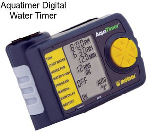 Aquatimer Digital Water Timer