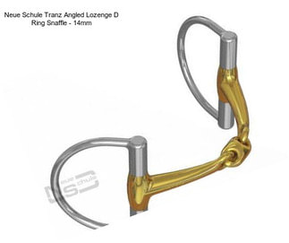 Neue Schule Tranz Angled Lozenge D Ring Snaffle - 14mm