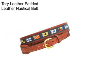 Tory Leather Padded Leather Nautical Belt