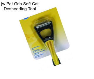 Jw Pet Grip Soft Cat Deshedding Tool