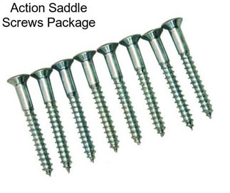 Action Saddle Screws Package