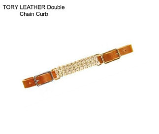 TORY LEATHER Double Chain Curb