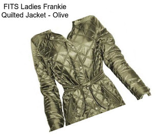 FITS Ladies Frankie Quilted Jacket - Olive