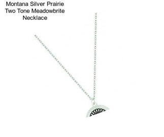 Montana Silver Prairie Two Tone Meadowbrite Necklace