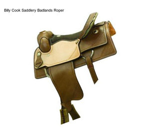 Billy Cook Saddlery Badlands Roper