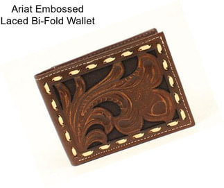 Ariat Embossed Laced Bi-Fold Wallet