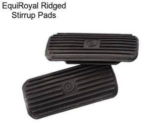 EquiRoyal Ridged Stirrup Pads