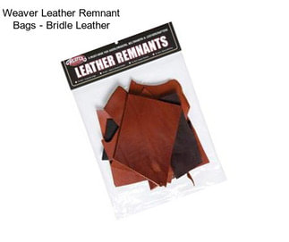 Weaver Leather Remnant Bags - Bridle Leather