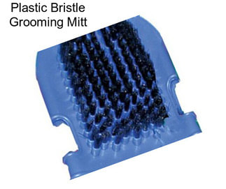 Plastic Bristle Grooming Mitt