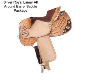 Silver Royal Lamar All Around Barrel Saddle Package