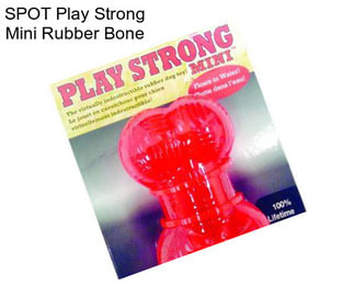 SPOT Play Strong Mini Rubber Bone