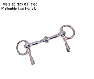 Metalab Nickle Plated Malleable Iron Pony Bit