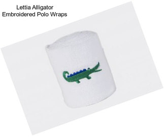 Lettia Alligator Embroidered Polo Wraps