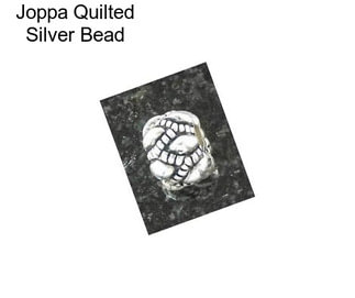 Joppa Quilted Silver Bead