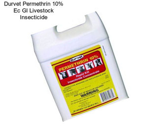 Durvet Permethrin 10% Ec Gl Livestock Insecticide