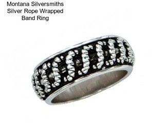 Montana Silversmiths Silver Rope Wrapped Band Ring