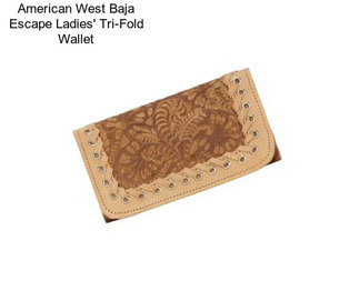 American West Baja Escape Ladies\' Tri-Fold Wallet