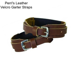 Perri\'s Leather Velcro Garter Straps