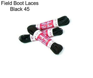 Field Boot Laces Black 45