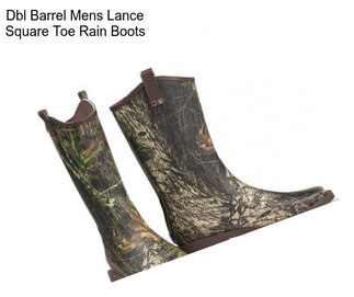 Dbl Barrel Mens Lance Square Toe Rain Boots