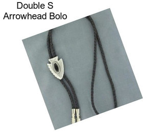 Double S Arrowhead Bolo