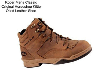 Roper Mens Classic Original Horseshoe Kiltie Oiled Leather Shoe
