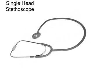 Single Head Stethoscope