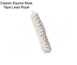 Classic Equine Mule Tape Lead Rope