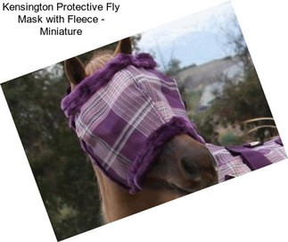 Kensington Protective Fly Mask with Fleece - Miniature