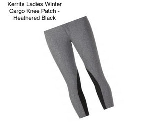 Kerrits Ladies Winter Cargo Knee Patch - Heathered Black