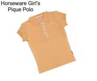 Horseware Girl\'s Pique Polo