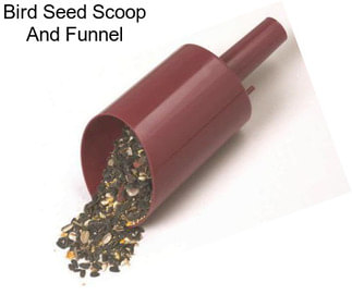 Bird Seed Scoop And Funnel