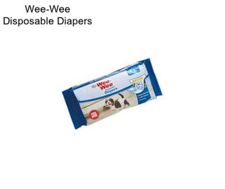 Wee-Wee Disposable Diapers