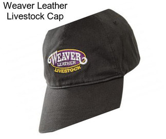 Weaver Leather Livestock Cap