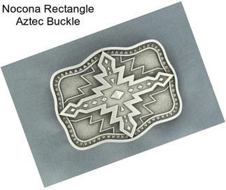 Nocona Rectangle Aztec Buckle